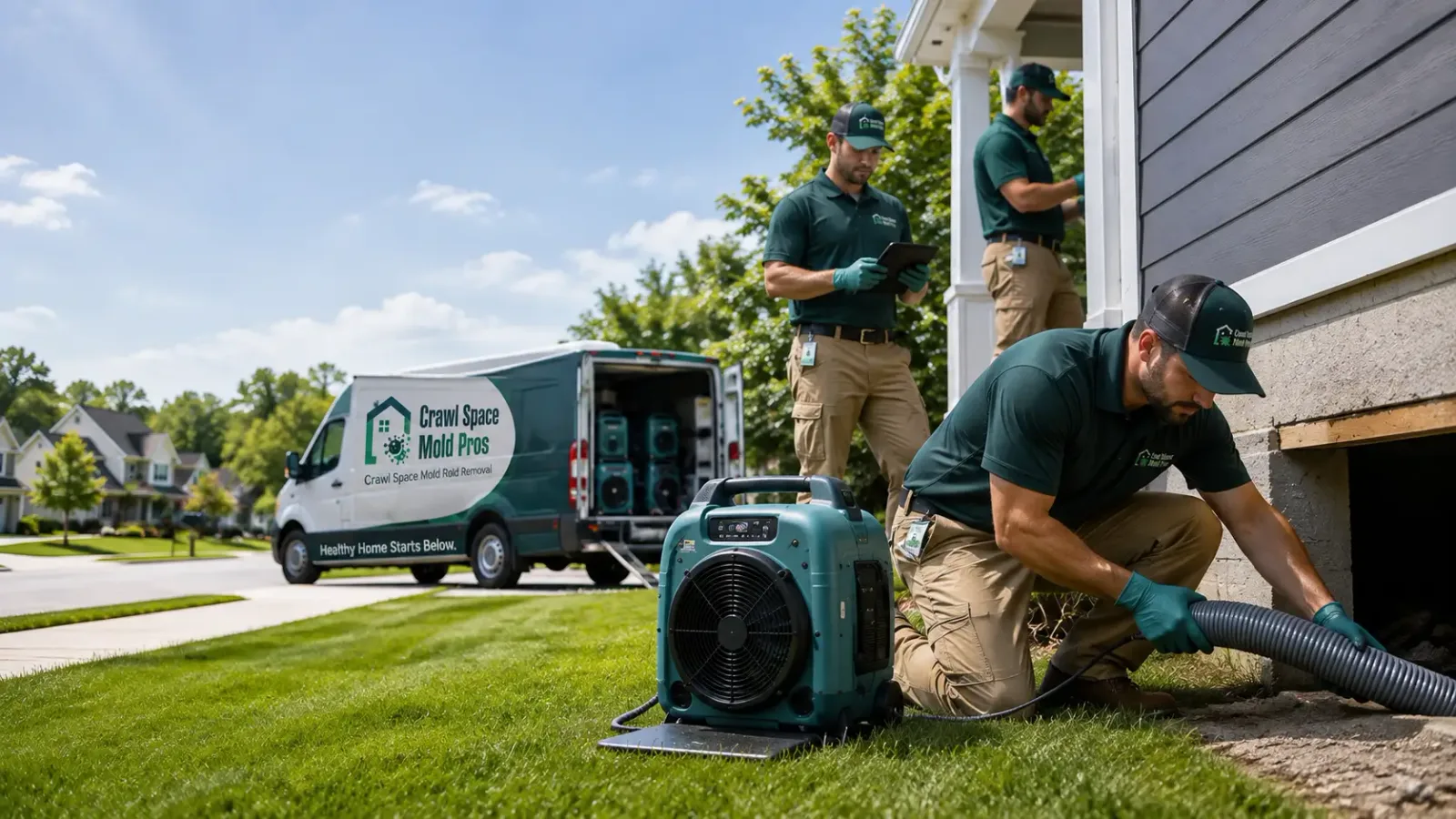 Crawl Space Mold Removal in Brookville, PA